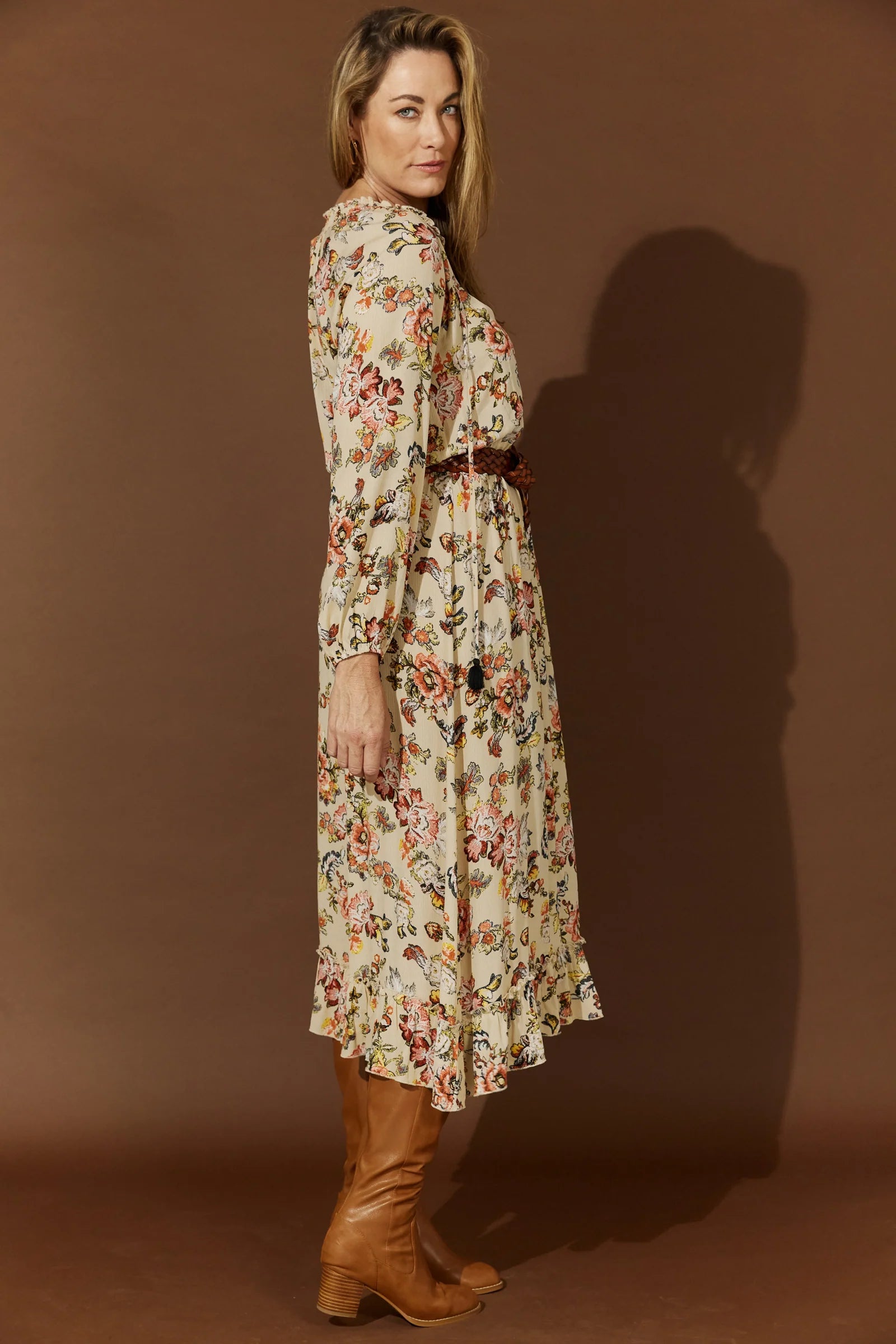 Flourish Maxi Dress - Fawn