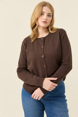 Darby Cardigan - Chocolate
