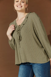 Ethereal Blouse - Moss