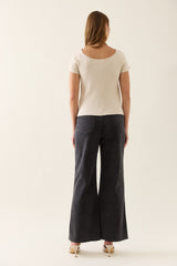 Adele Knit Tshirt - Canvas