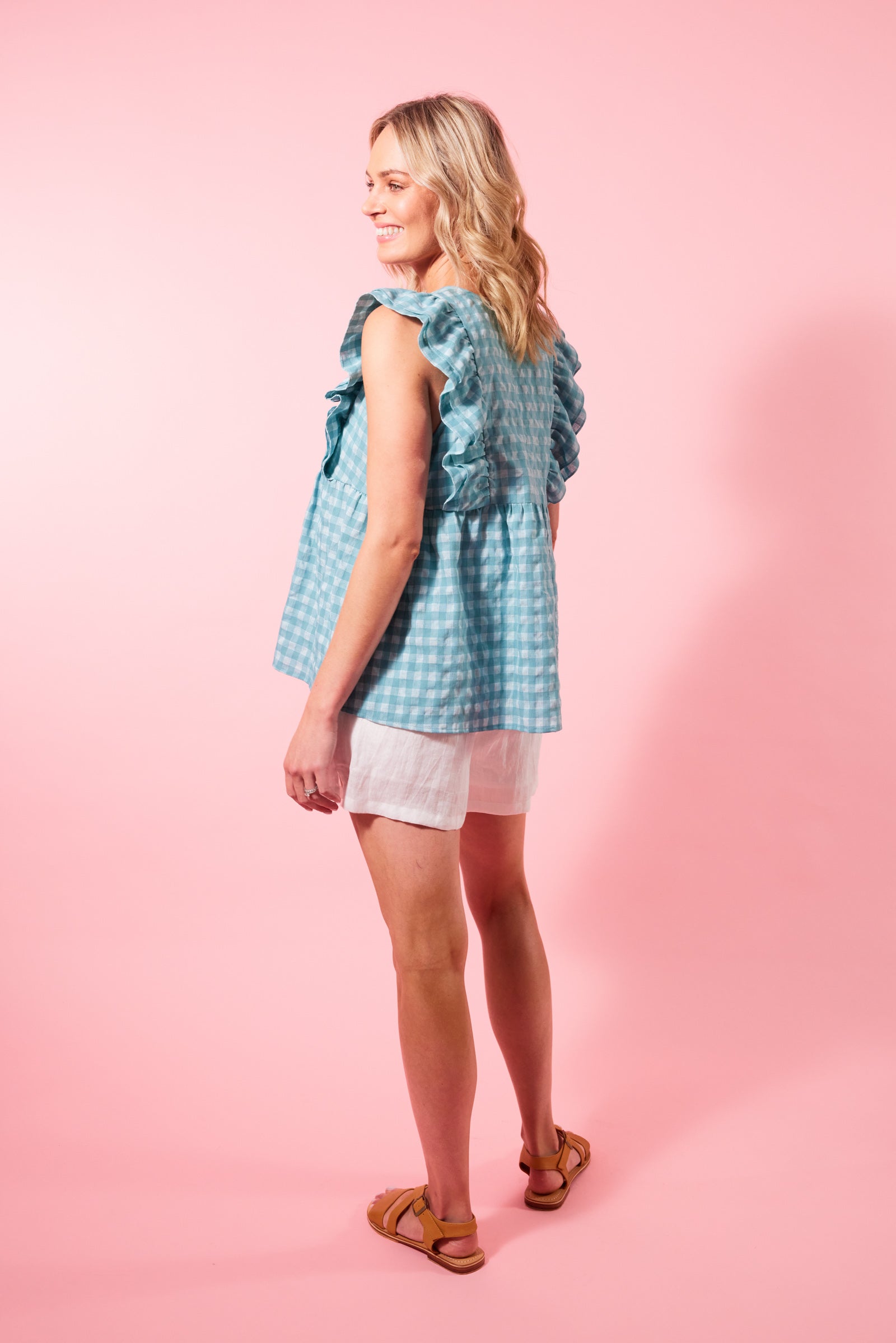 Alfresco Frill Top - Haze