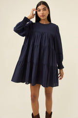 Maeve Dress - Navy
