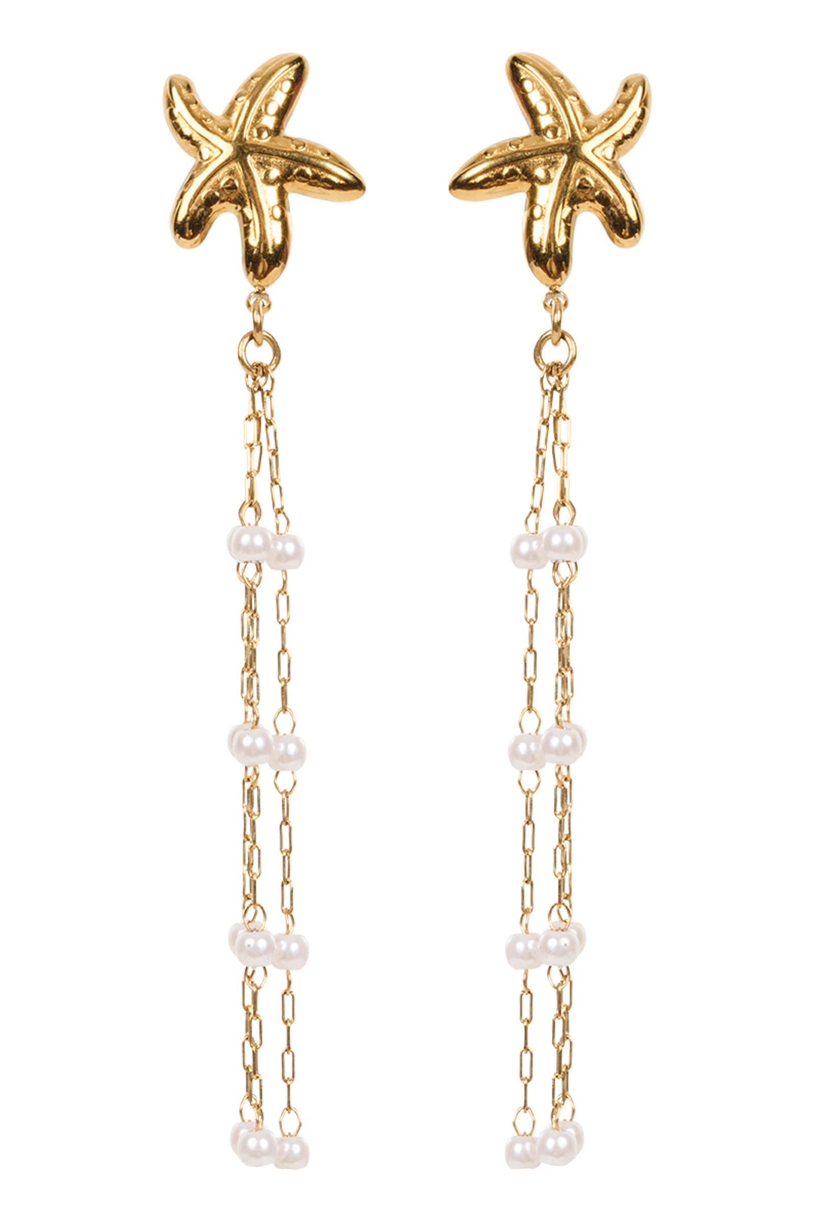 Bahama Circle Earrings - Pearl