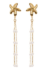 Bahama Circle Earrings - Pearl