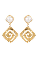 Bahama Pearl Earrings - Cascade