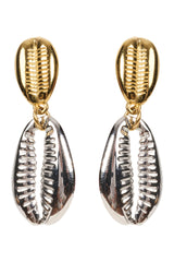 Bahama Sea Earrings - Cowrie
