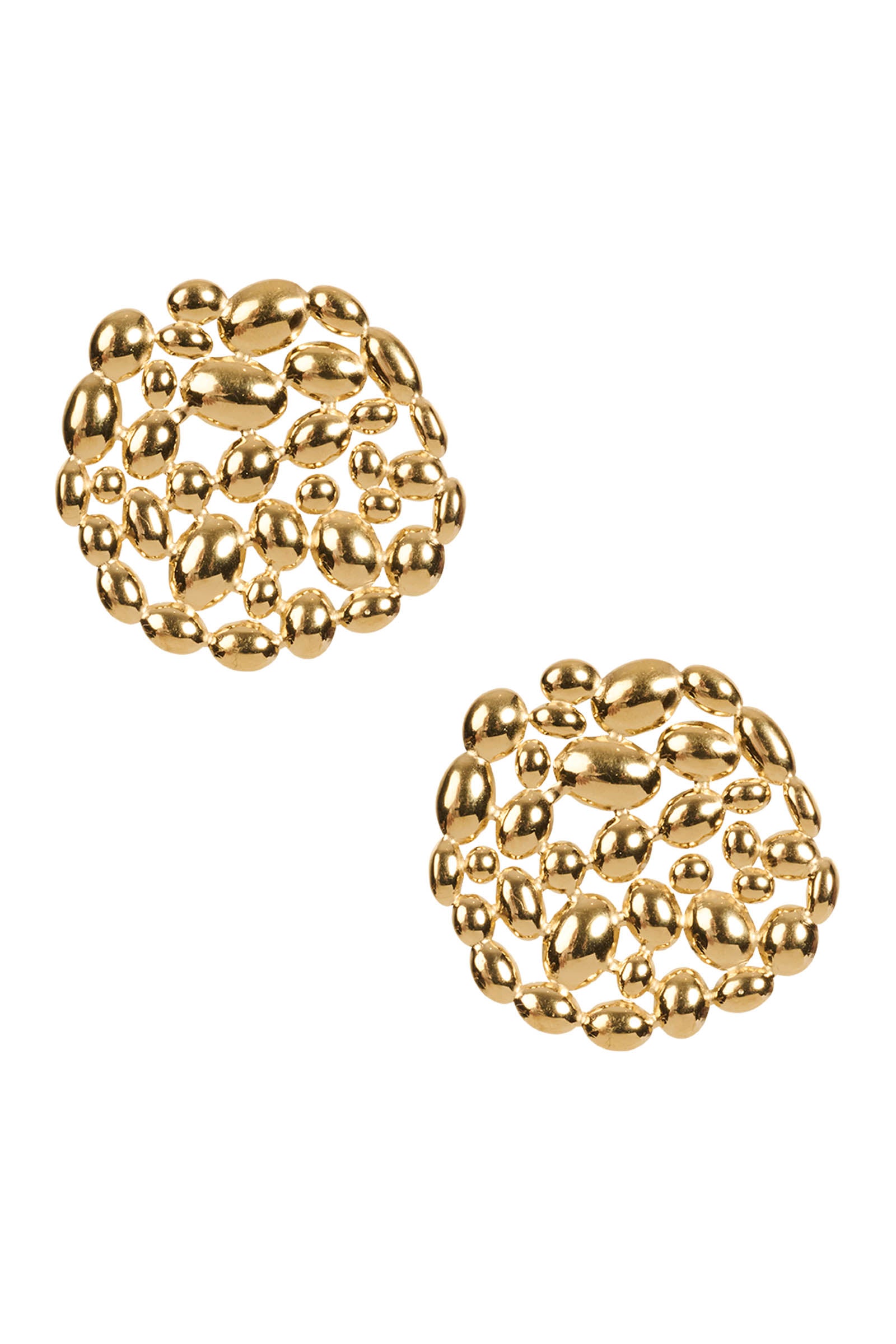 Brasilia Gold Earring - Circle