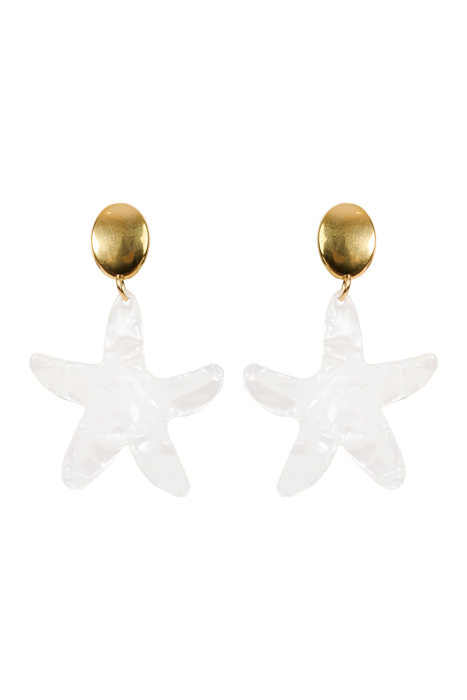 Haiti Drop Earring - White