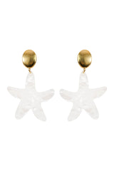 Haiti Drop Earring - White