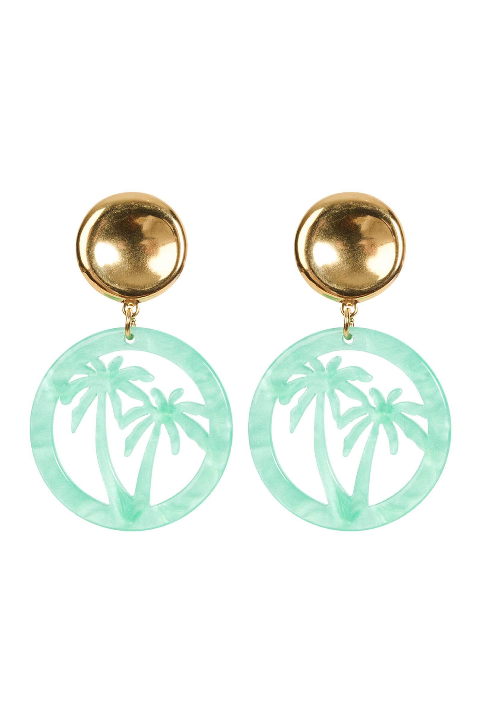 Haiti Palms Earring - Green