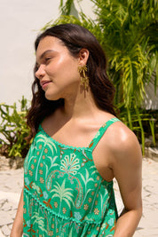 Haiti Stud Earring - Palm