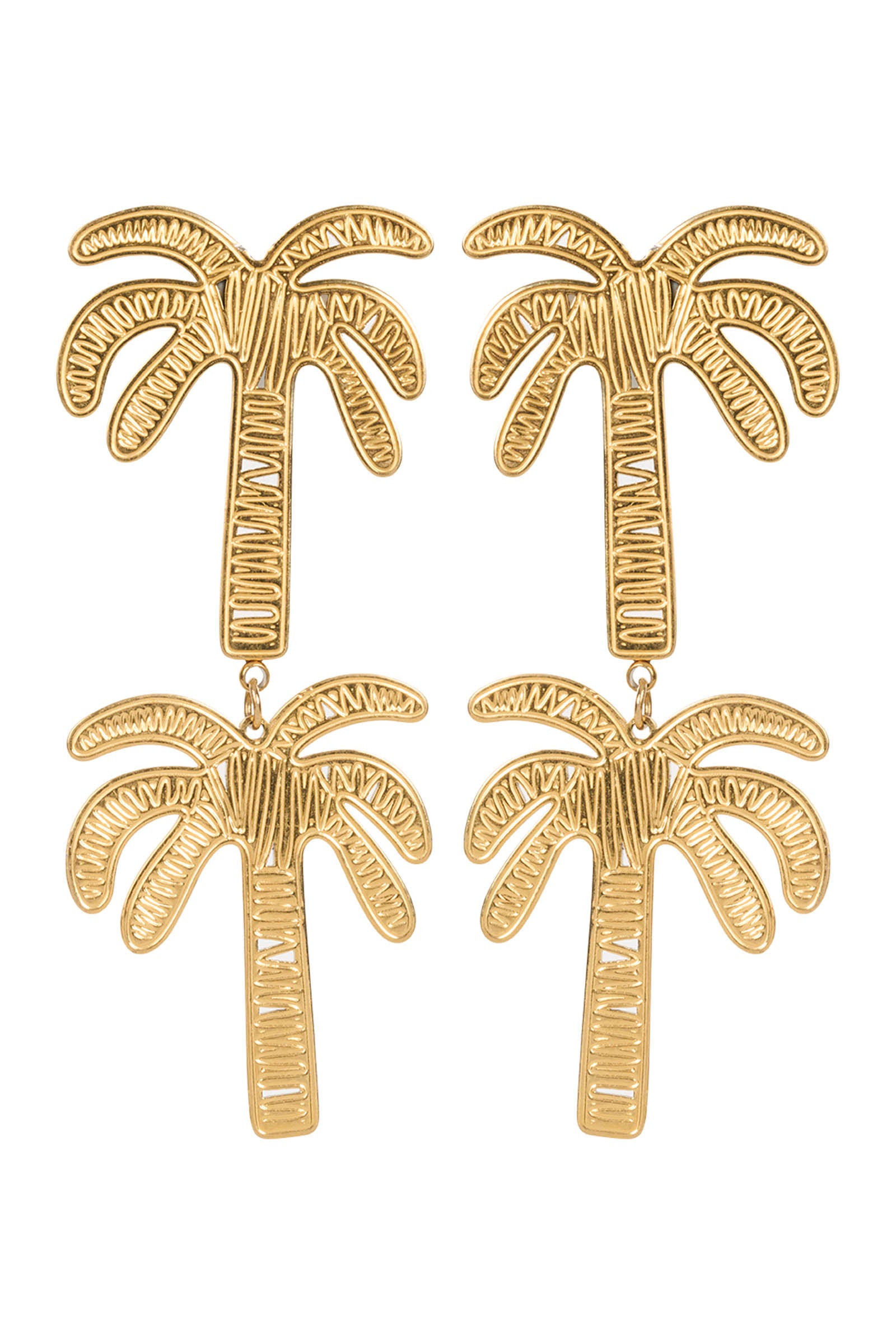 Haiti Stud Earring - Palm