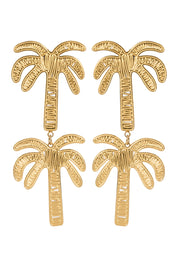 Haiti Stud Earring - Palm