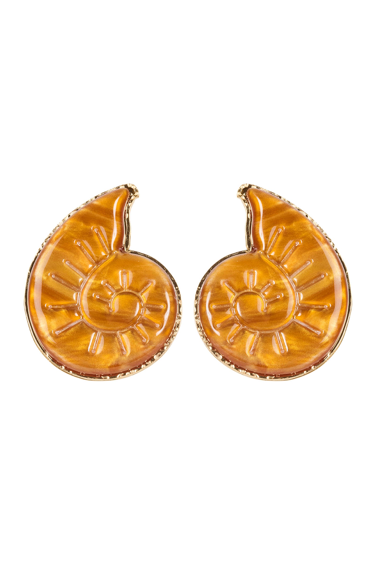 Haiti Stud Earring - Tan