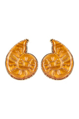 Haiti Stud Earring - Tan