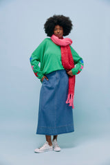 Denver Denim Skirt - Blue