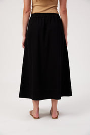 Denver Denim Skirt - Black