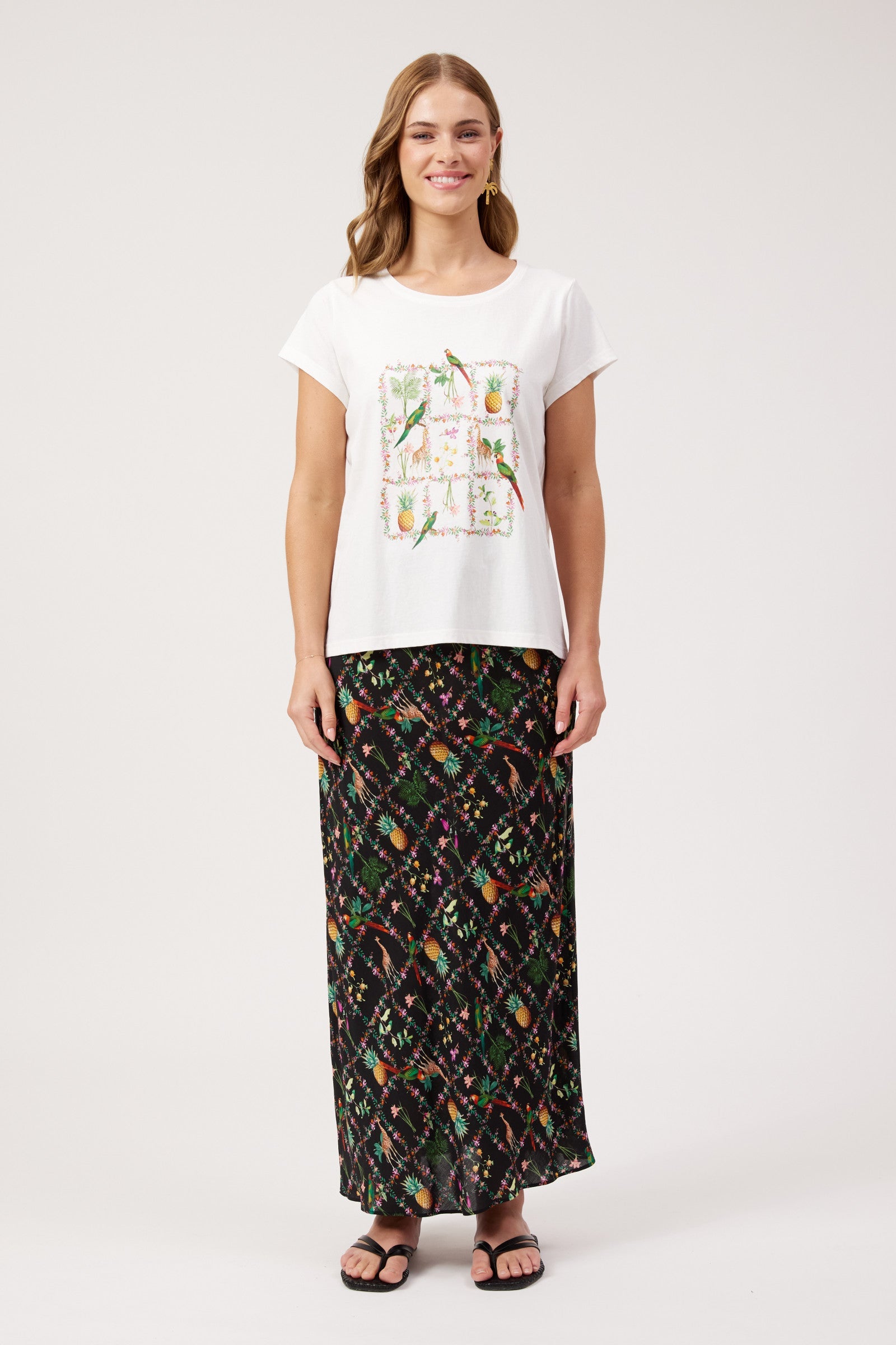 Congo Graphic Tshirt - White