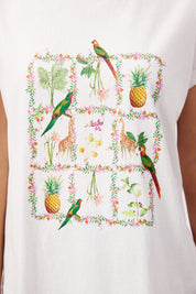 Congo Graphic Tshirt - White