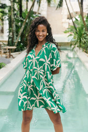 Congo Dress - Palm