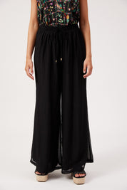 Kenya Palazzo Pant - Black