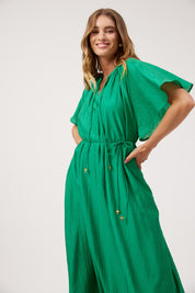 Kenya Midi Dress - Green