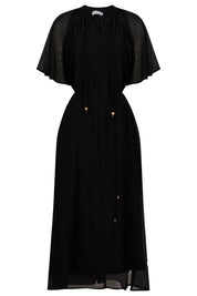 Kenya Midi Dress - Black