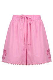 Larissa Broderie Short - Pink