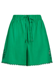 Larissa Broderie Short - Green