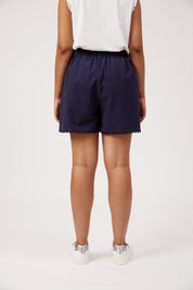 Larissa Broderie Short - Navy