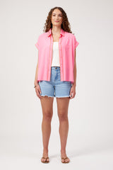 Positano Contrast Shirt - Pink