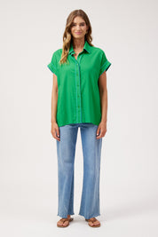 Positano Contrast Shirt - Green