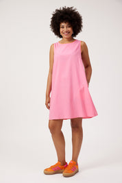 Positano Contrast Dress - Pink