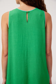 Positano Contrast Dress - Green