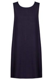 Positano Contrast Dress - Navy