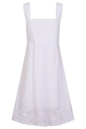 Larissa Broderie Dress - White