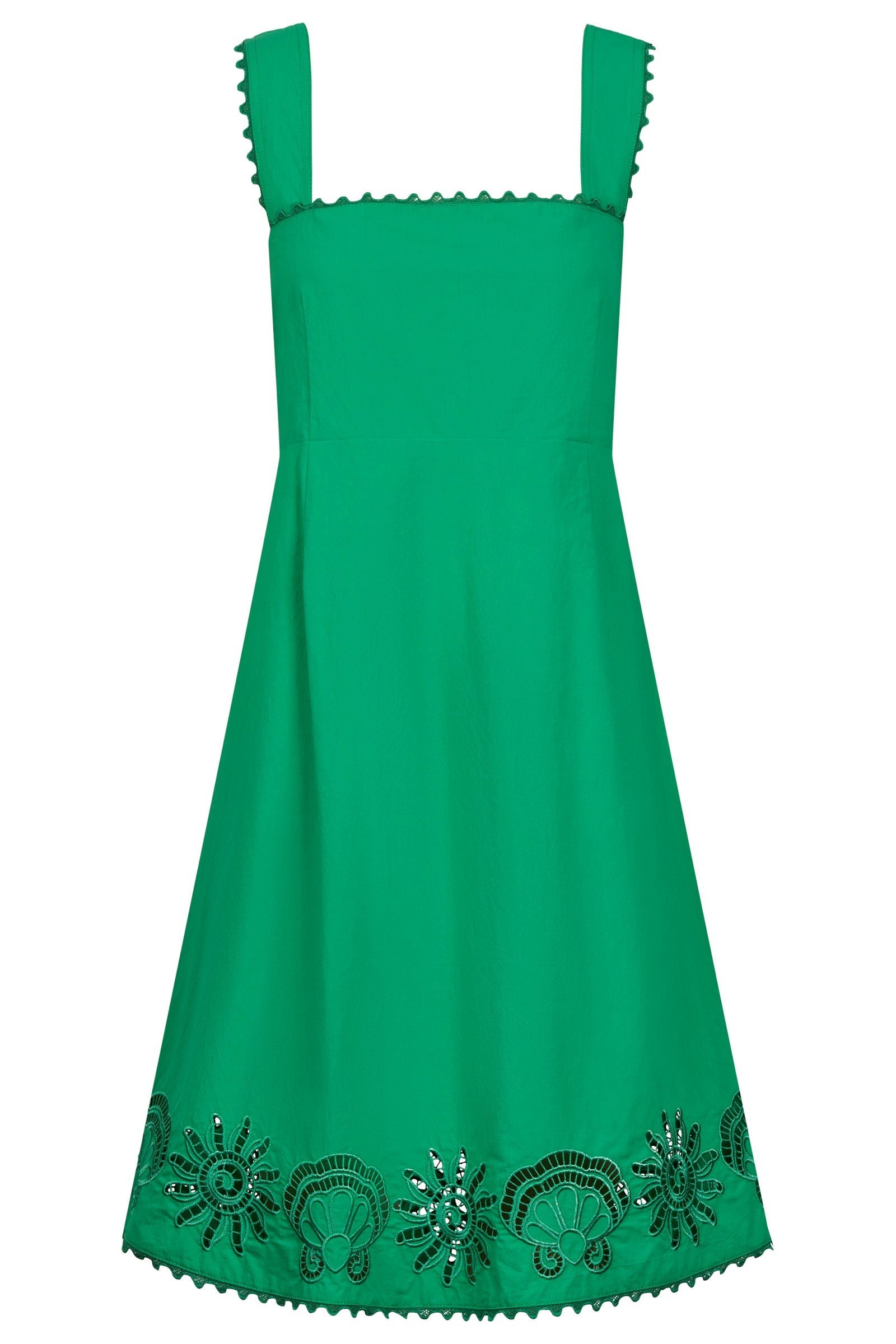 Larissa Broderie Dress - Green