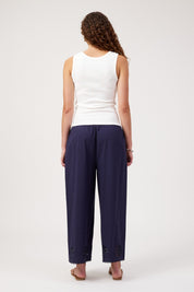Athens Embroidered Tank - White