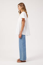 Crete Top - White