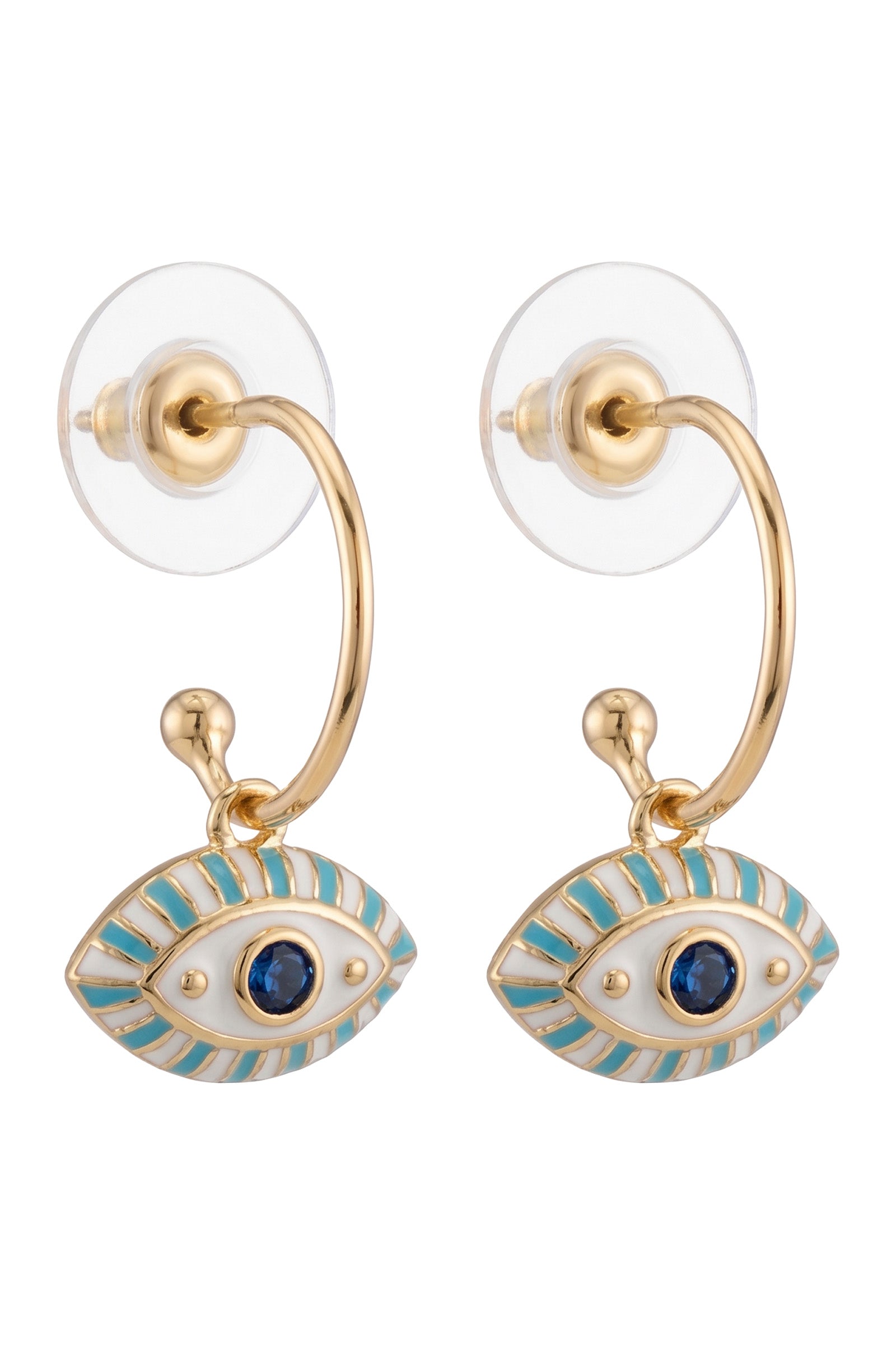 Positano Eye Earring - White