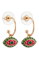 Positano Eye Earring - Pink