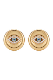 Mati Crystal Earring - Circle