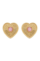Elba Heart Earring - Stud