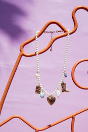 Crete Charm Necklace - Locket