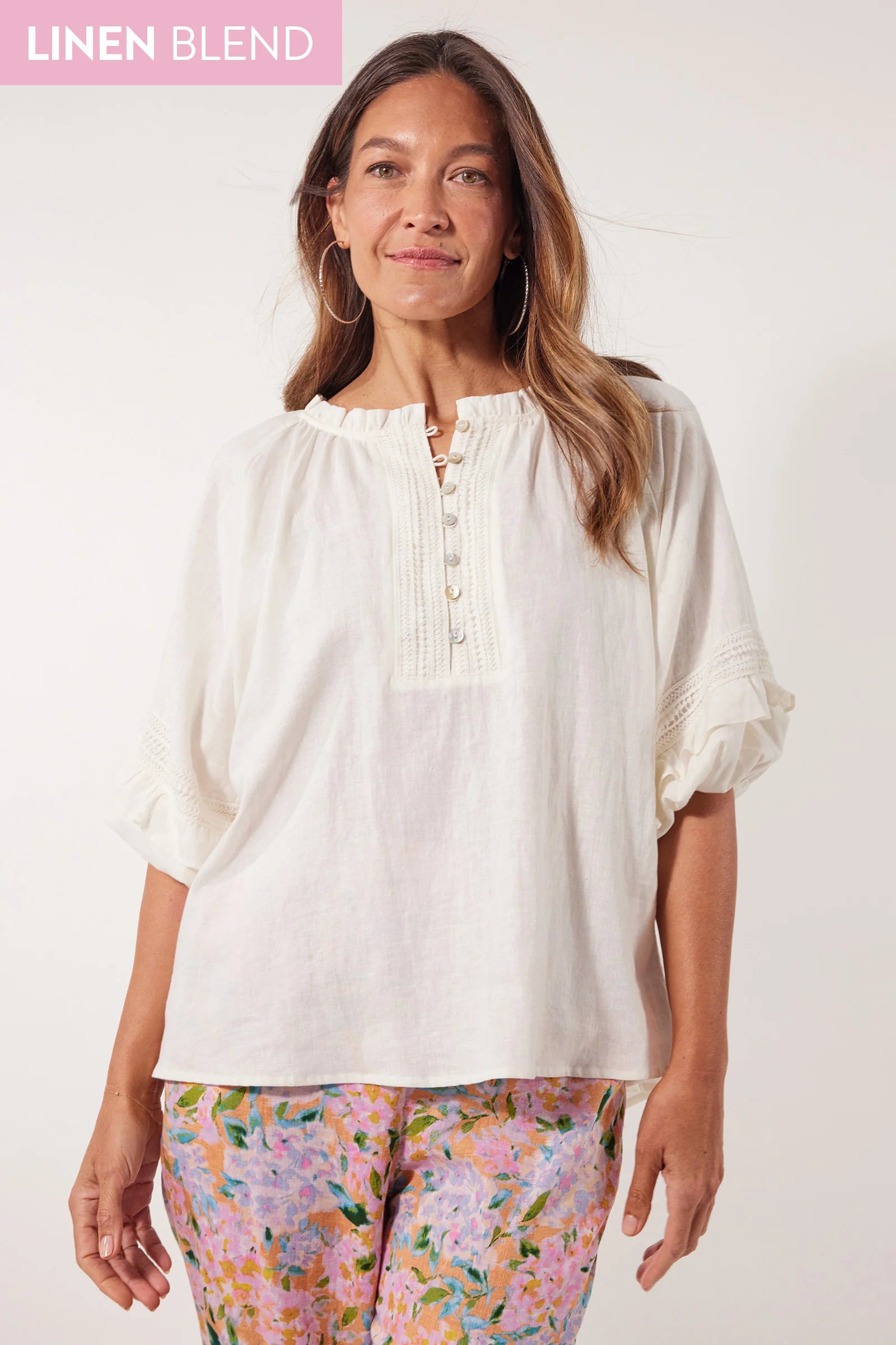 Flora Lace Top - Lotus