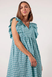 Alfresco Frill Dress - Haze