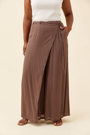 Frida Wrap Pant - Taupe