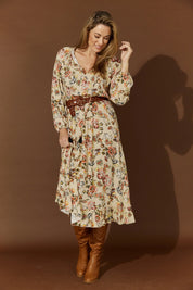 Flourish Maxi Dress - Fawn