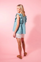 Alfresco Frill Top - Haze