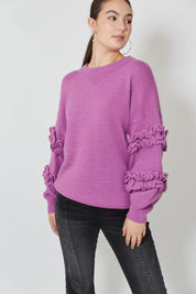 Garland Ruffle Jumper - Lilac